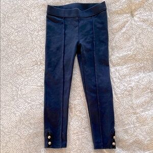 Janie and Jack button cuff ponte pants